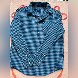 Polo Ralph Lauren Kids Blue Gingham Button Down Shirt